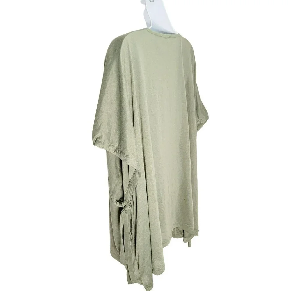 Womens - Jenni - Cover up - Drawstring - Sleeves/ Sheer - One Size - Olive NWT